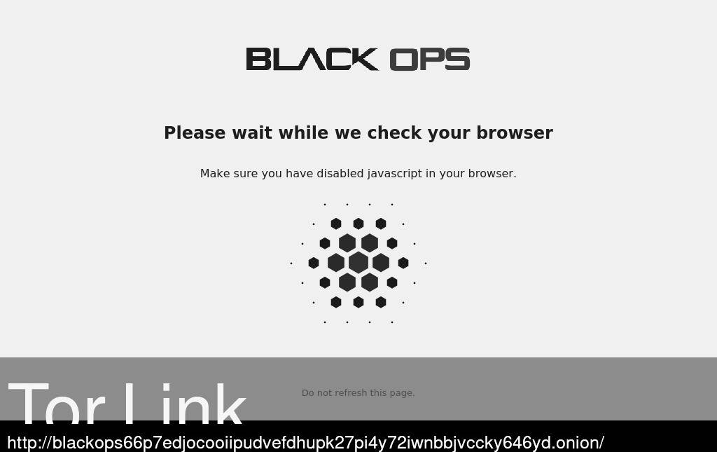 Black Ops market Screenshot