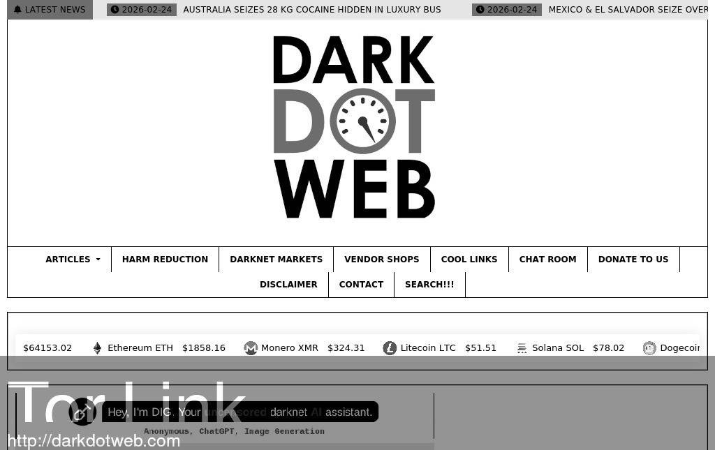 DarkDotWeb Screenshot