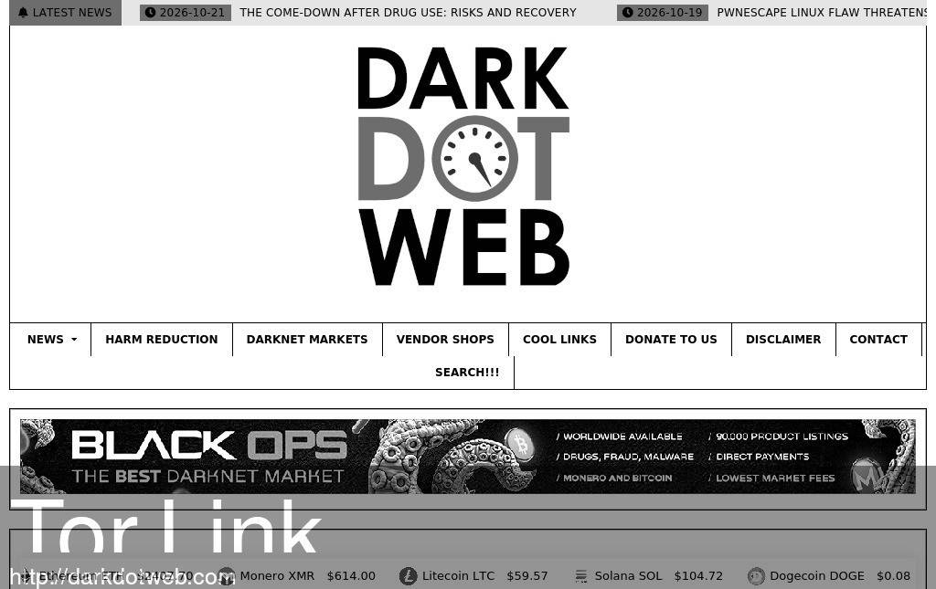 DarkDotWeb Screenshot
