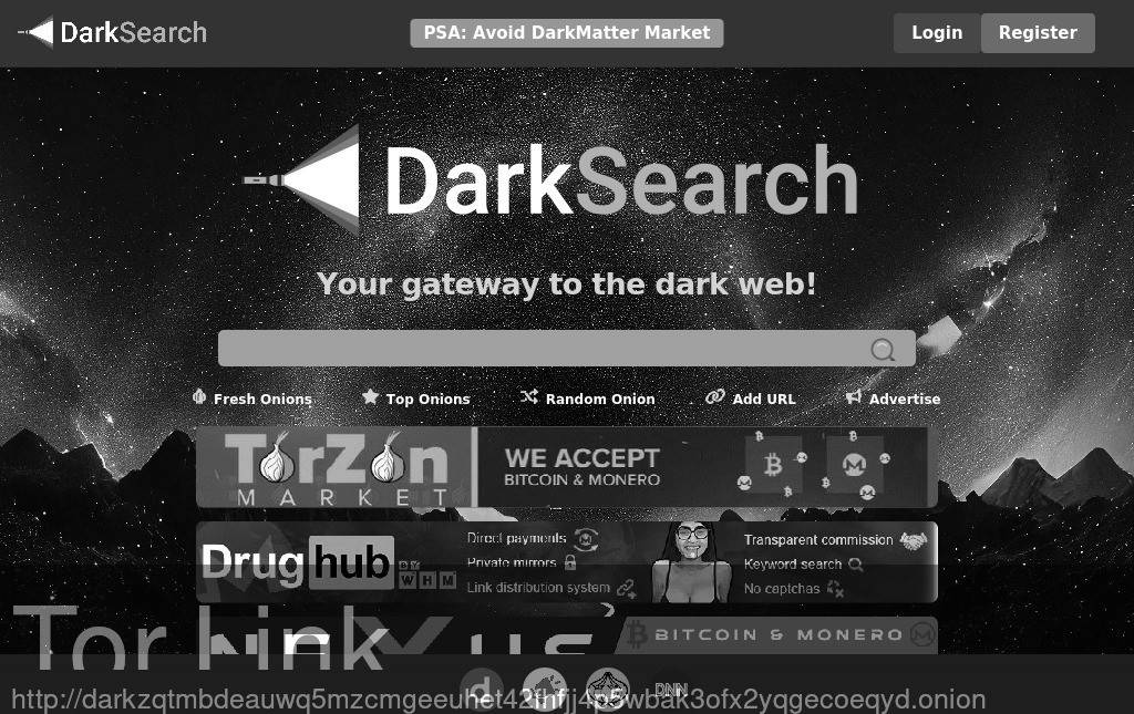 DarkSearch Screenshot