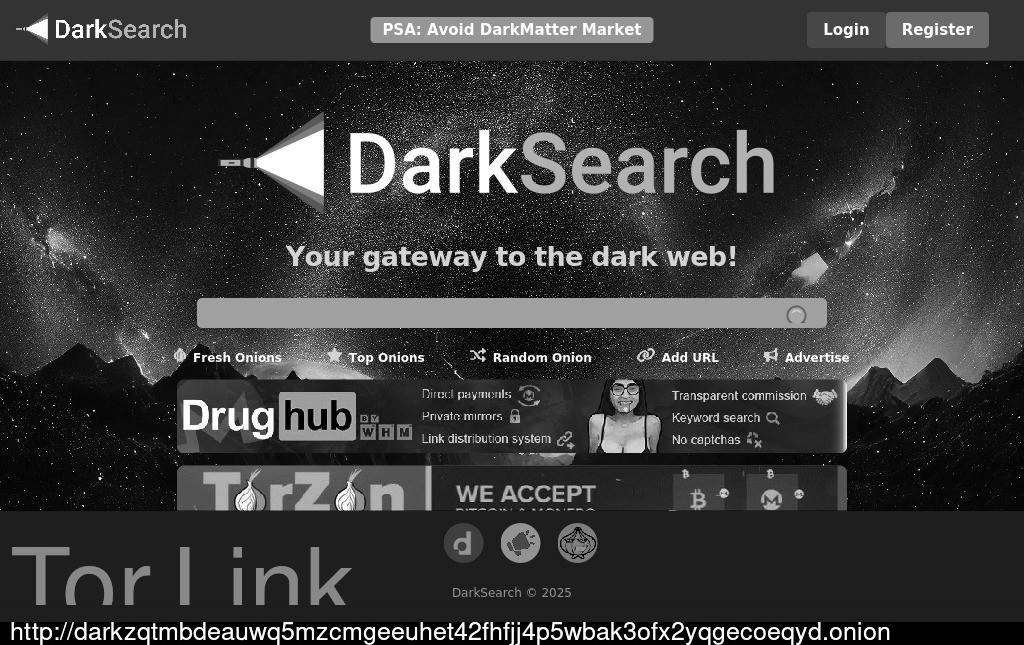 DarkSearch Screenshot