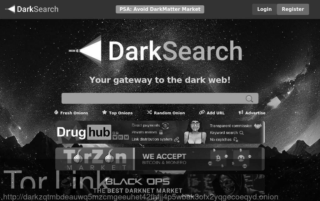 DarkSearch Screenshot