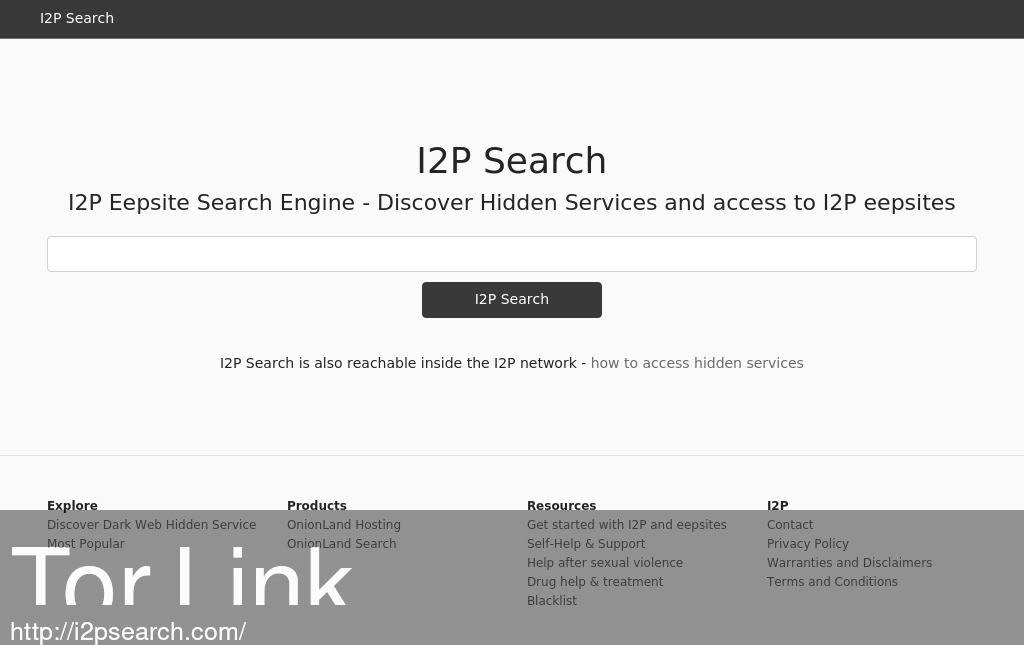 I2P Search Screenshot