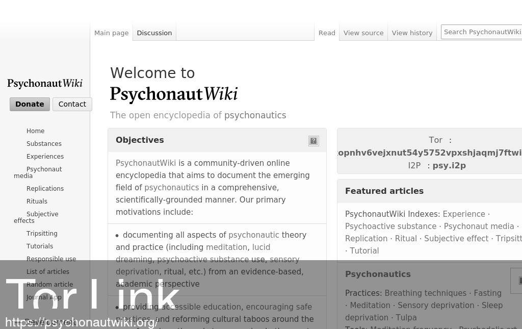 PsychonautWiki Screenshot