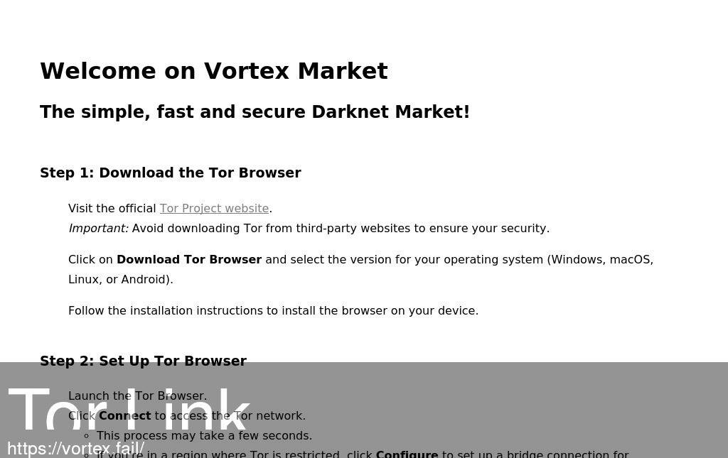 Vortex Market Screenshot